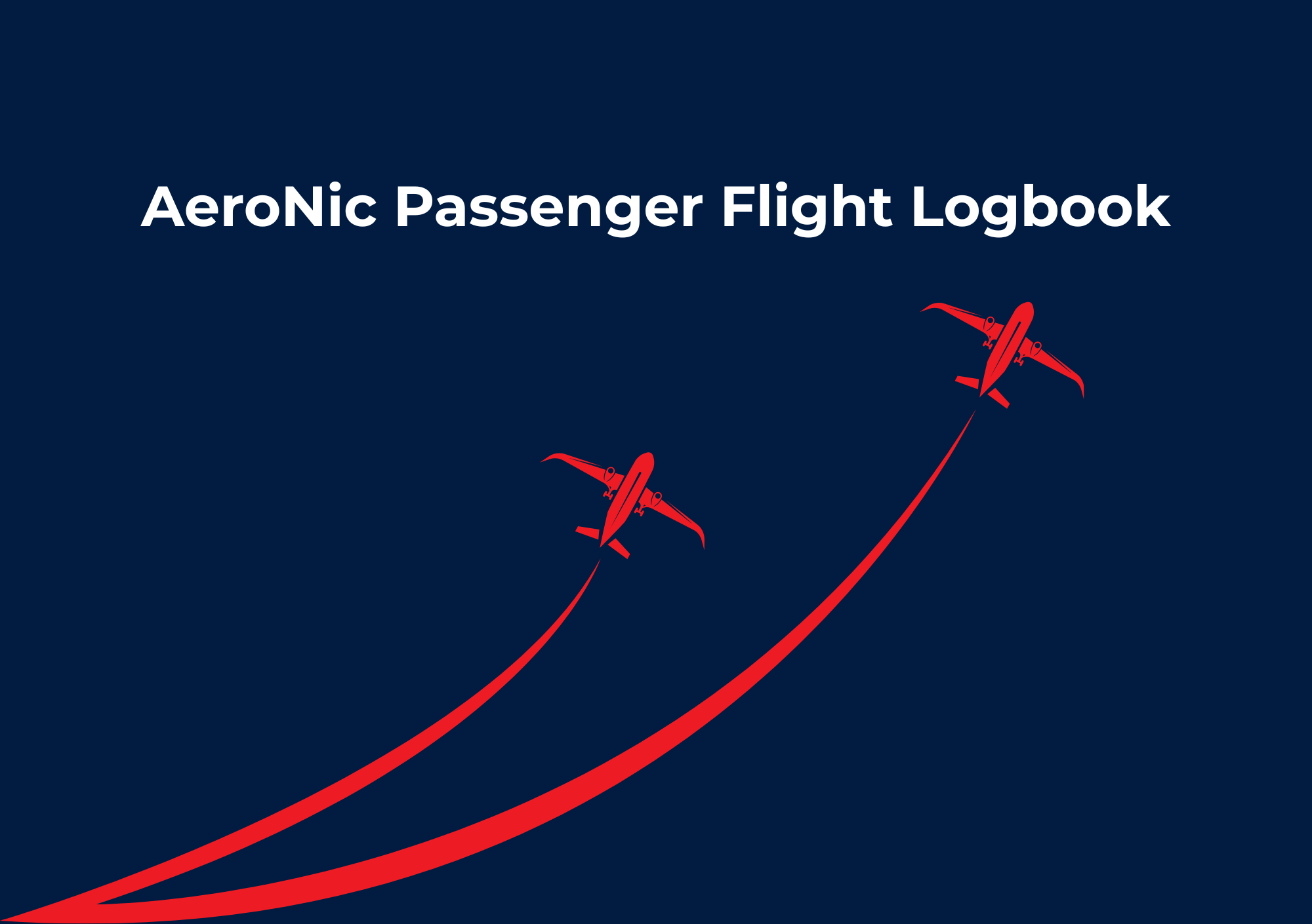 AeroNic Passenger Flight Logbook cover